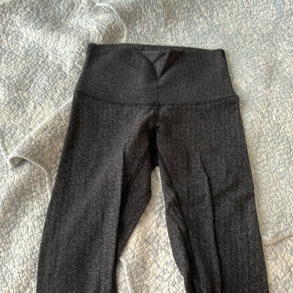 Lululemon fleece lined herringbone tights